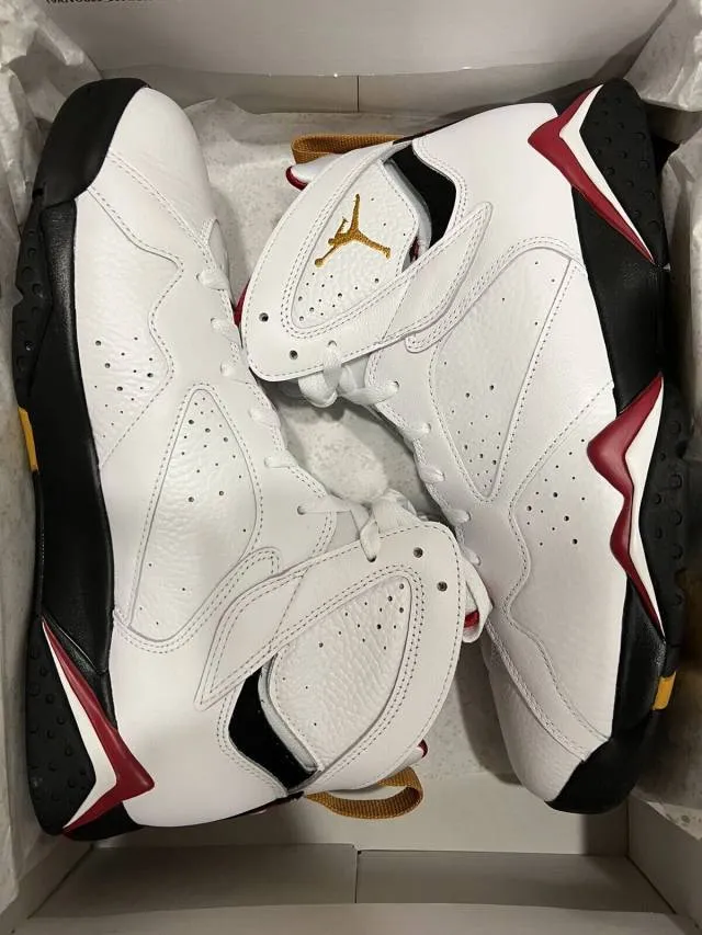 2022 nike air jordan 7 vii retro cardinal red 11-13 white black cu9307-106