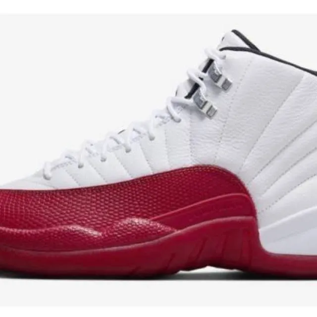 2023 nike air jordan 12 retro cherry white black varsity red