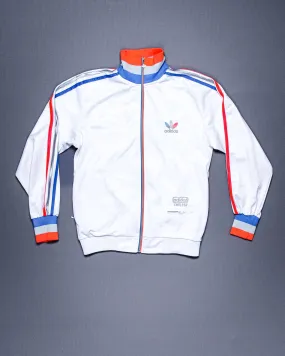  Adidas Chile jacket in White with red, blue and grey Medium