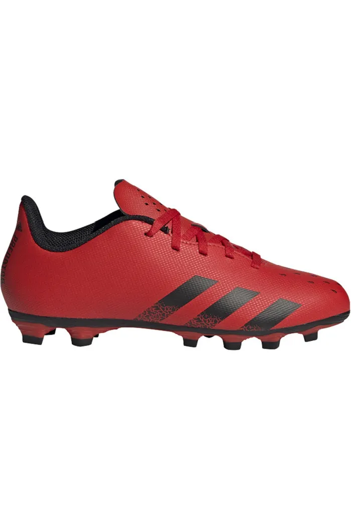 Adidas Kids Predator Freak FXG/4 Soccer Cleats in Red/Coreblack