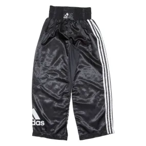 ADIDAS Mens Track Pants Black Wide-Leg S W22 L27