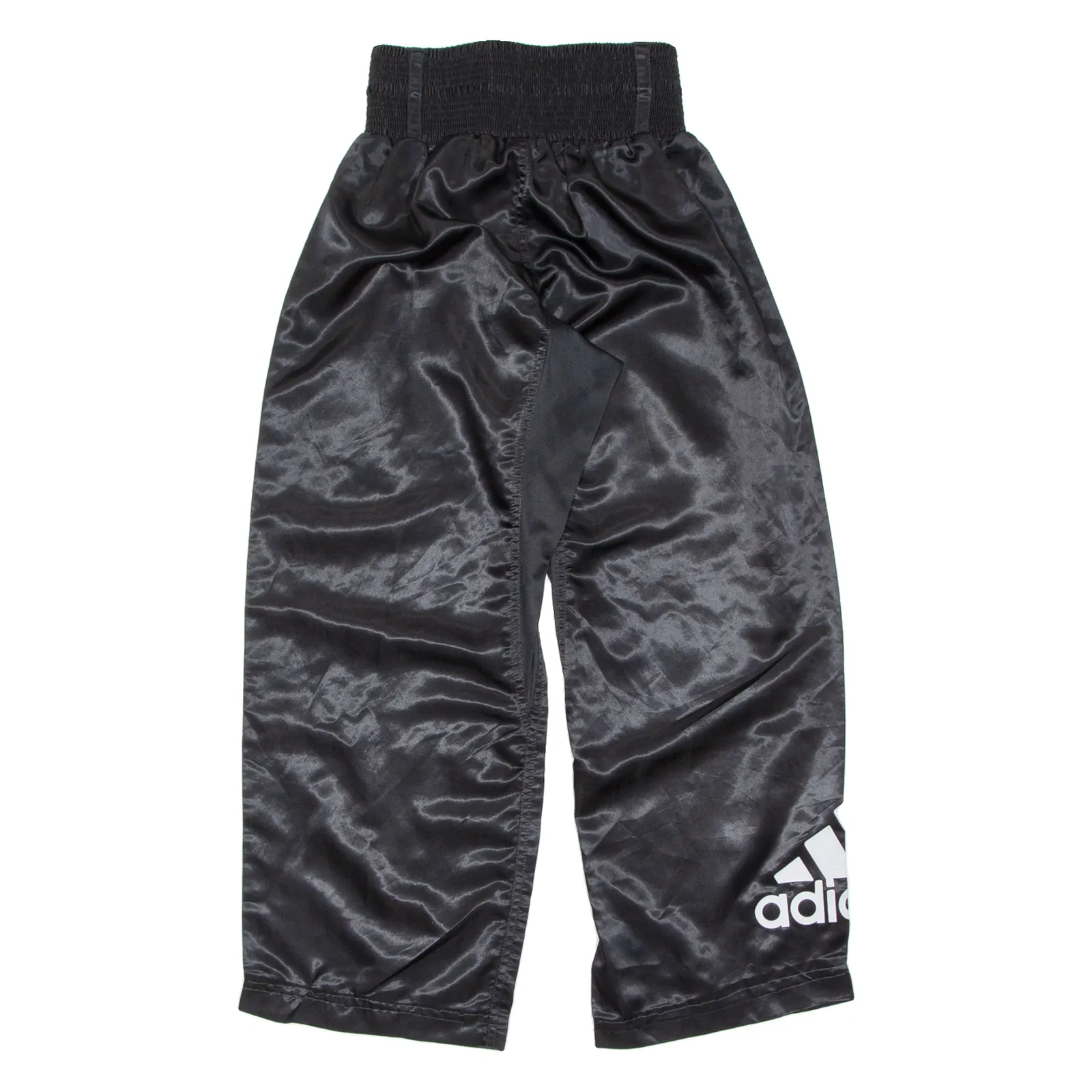 ADIDAS Mens Track Pants Black Wide-Leg S W22 L27