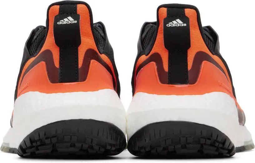 Adidas Originals Black & Orange Ultraboost 22 Sneakers