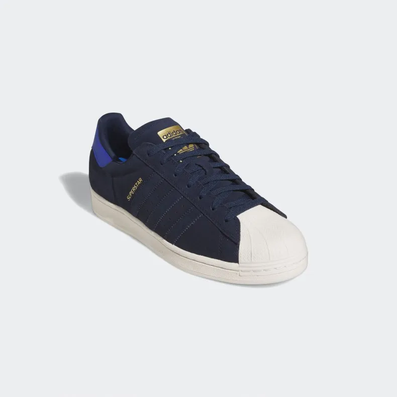 adidas Skateboarding Superstar ADV (Supplier Colour/Royal Blue/Gold Metallic)