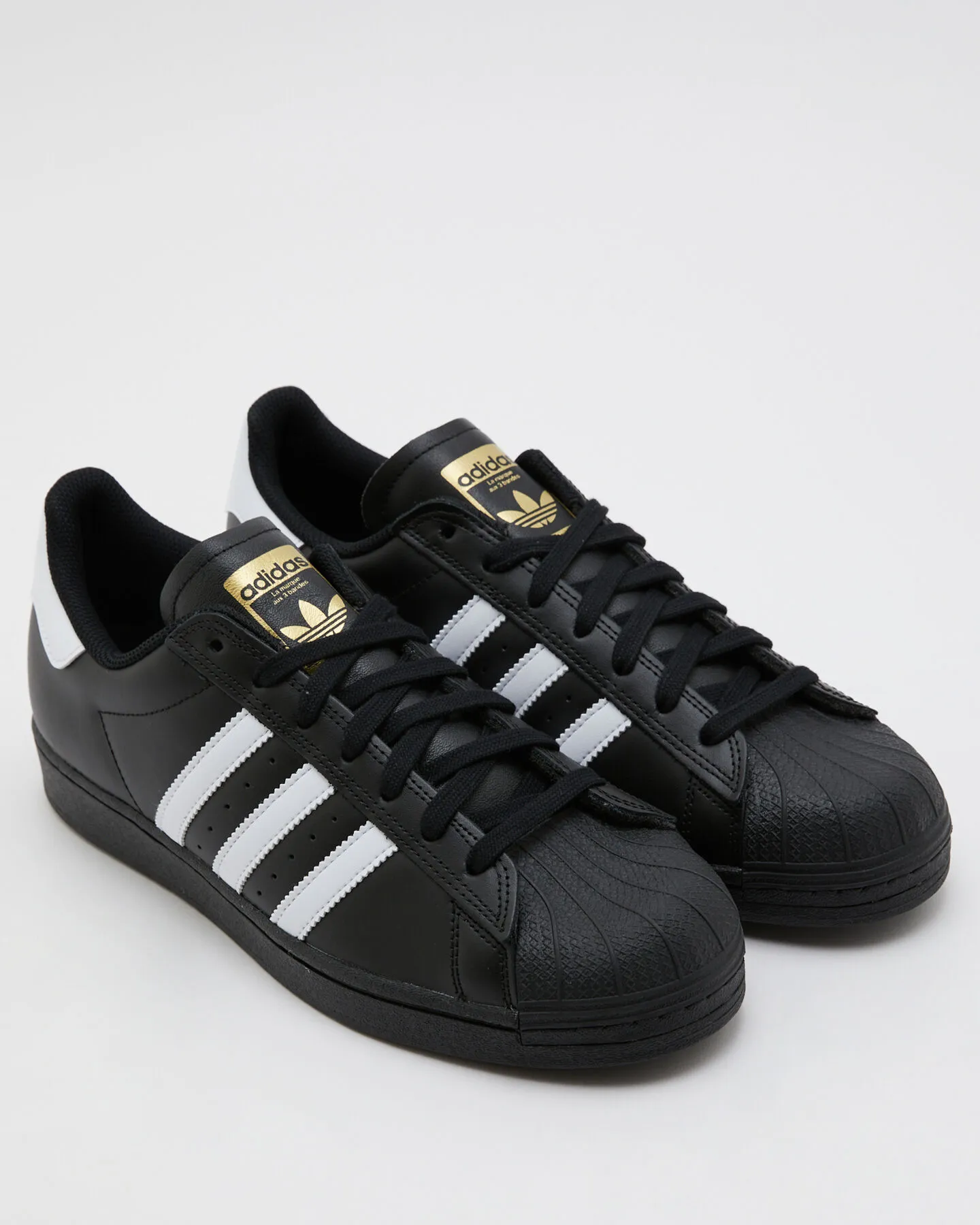 Adidas Superstar Adv Shoe - Core Black White | SurfStitch