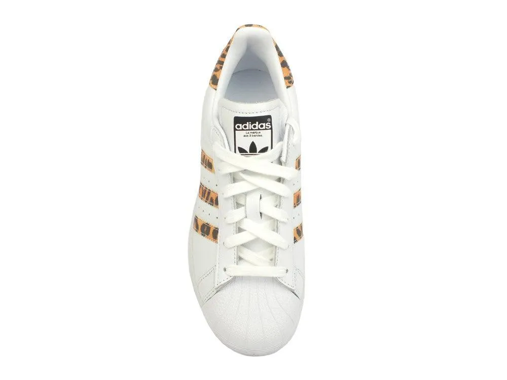 ADIDAS Superstar White Leopard CQ2514