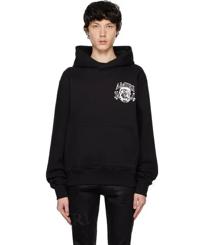 Amiri Black Lion Outline Hoodie