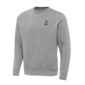 Antigua Colorado State Rams Heather Gray Big & Tall Victory Pullover Sweatshirt