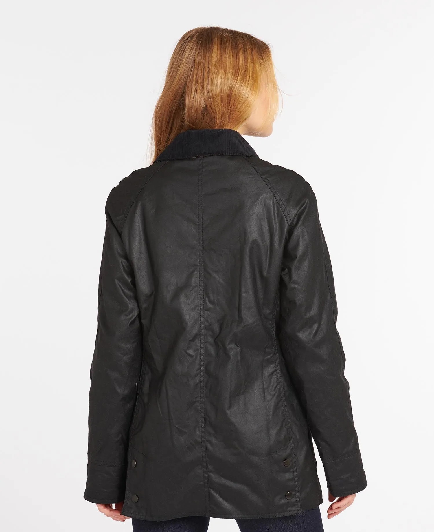 Barbour Classic Beadnell Wax Jacket Black Womens - A One Clothing