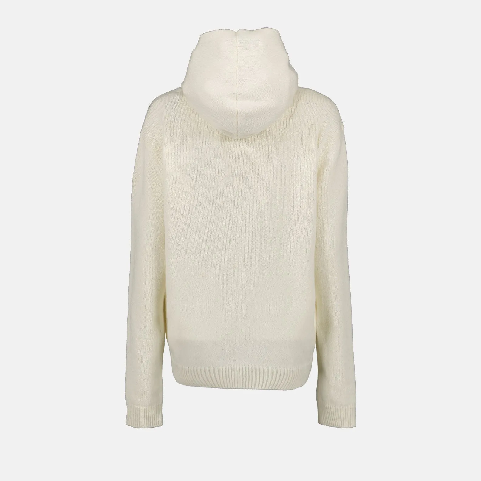 Beige Hooded Pullover