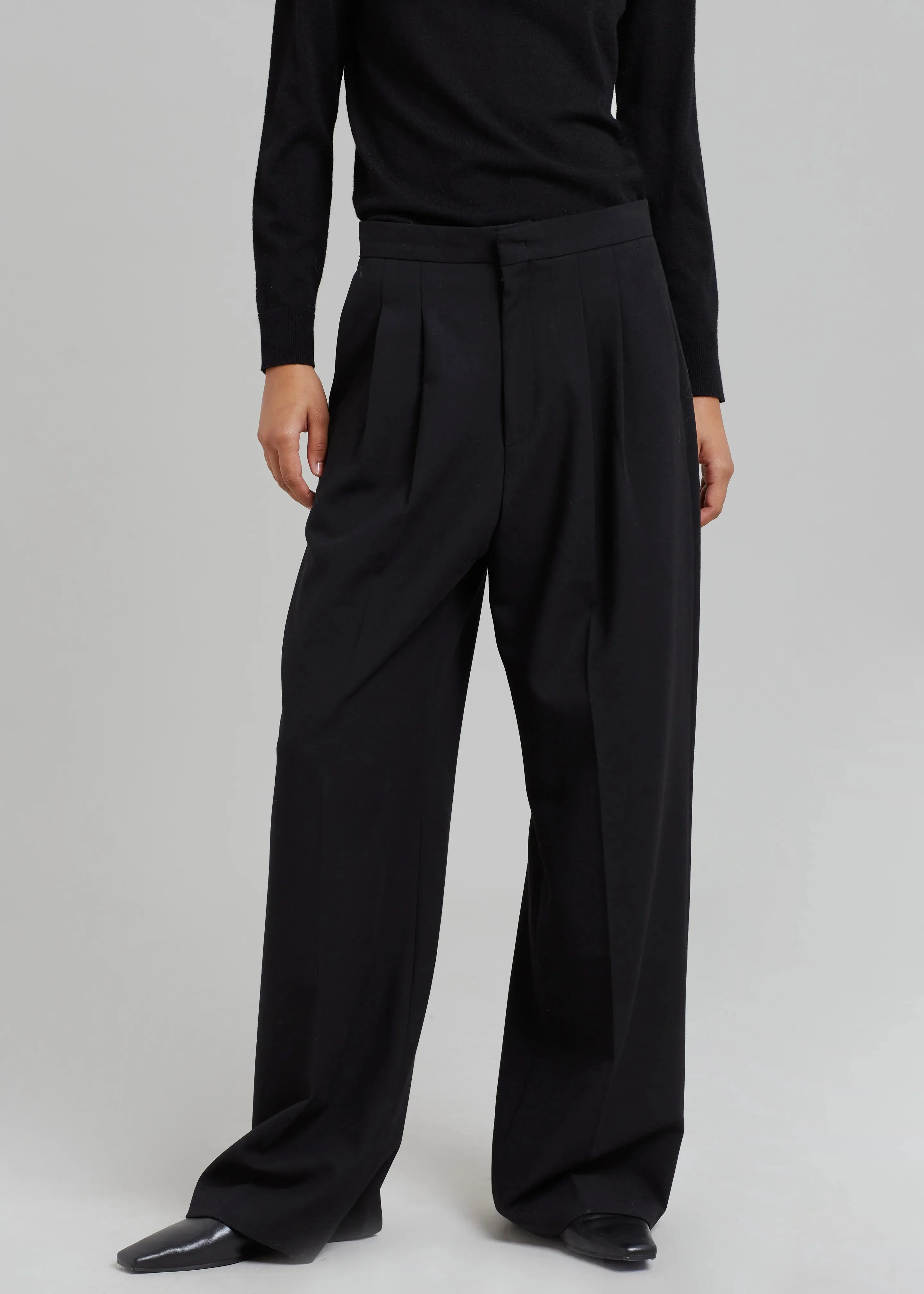 Besste Wide Pants - Black