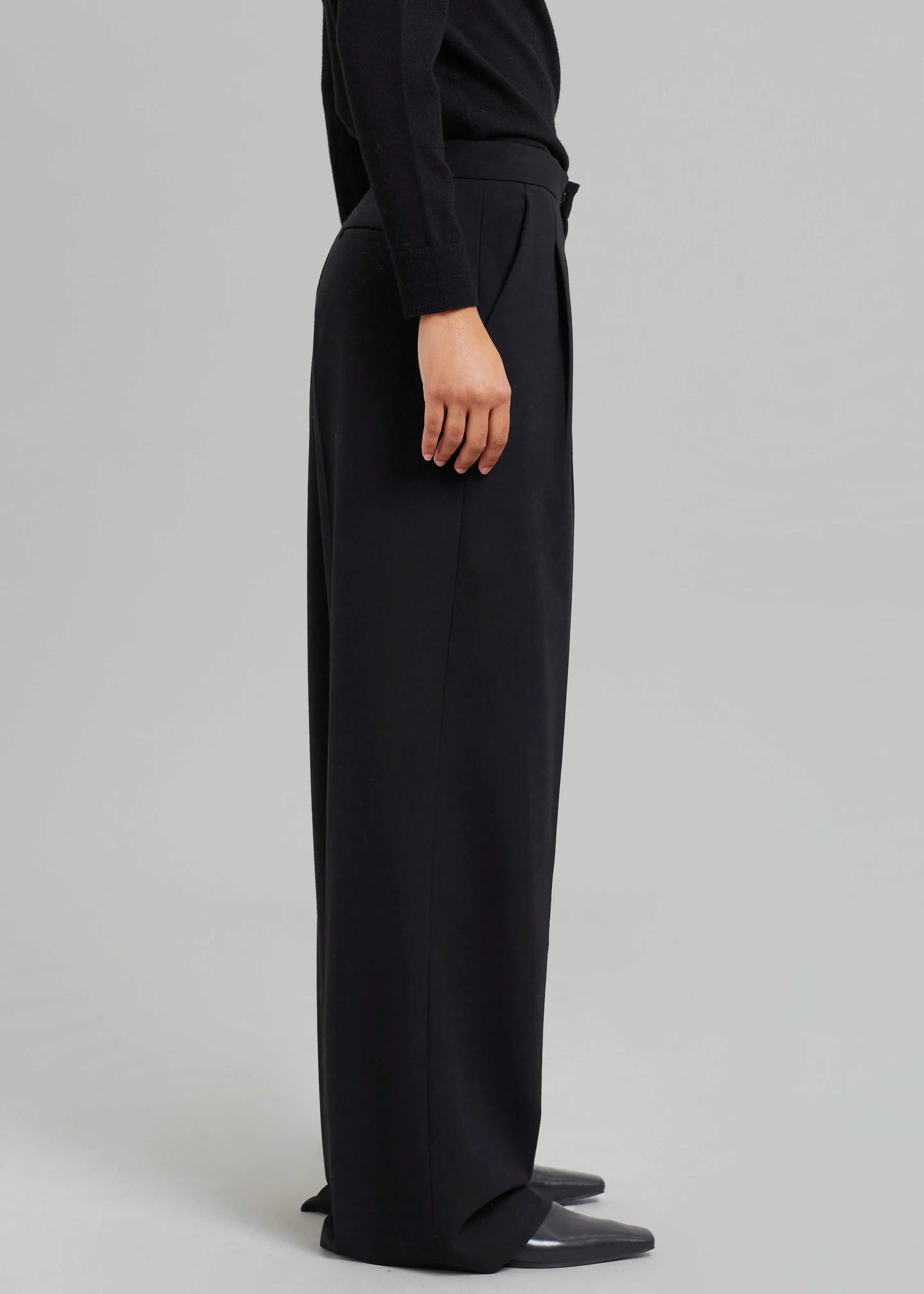 Besste Wide Pants - Black