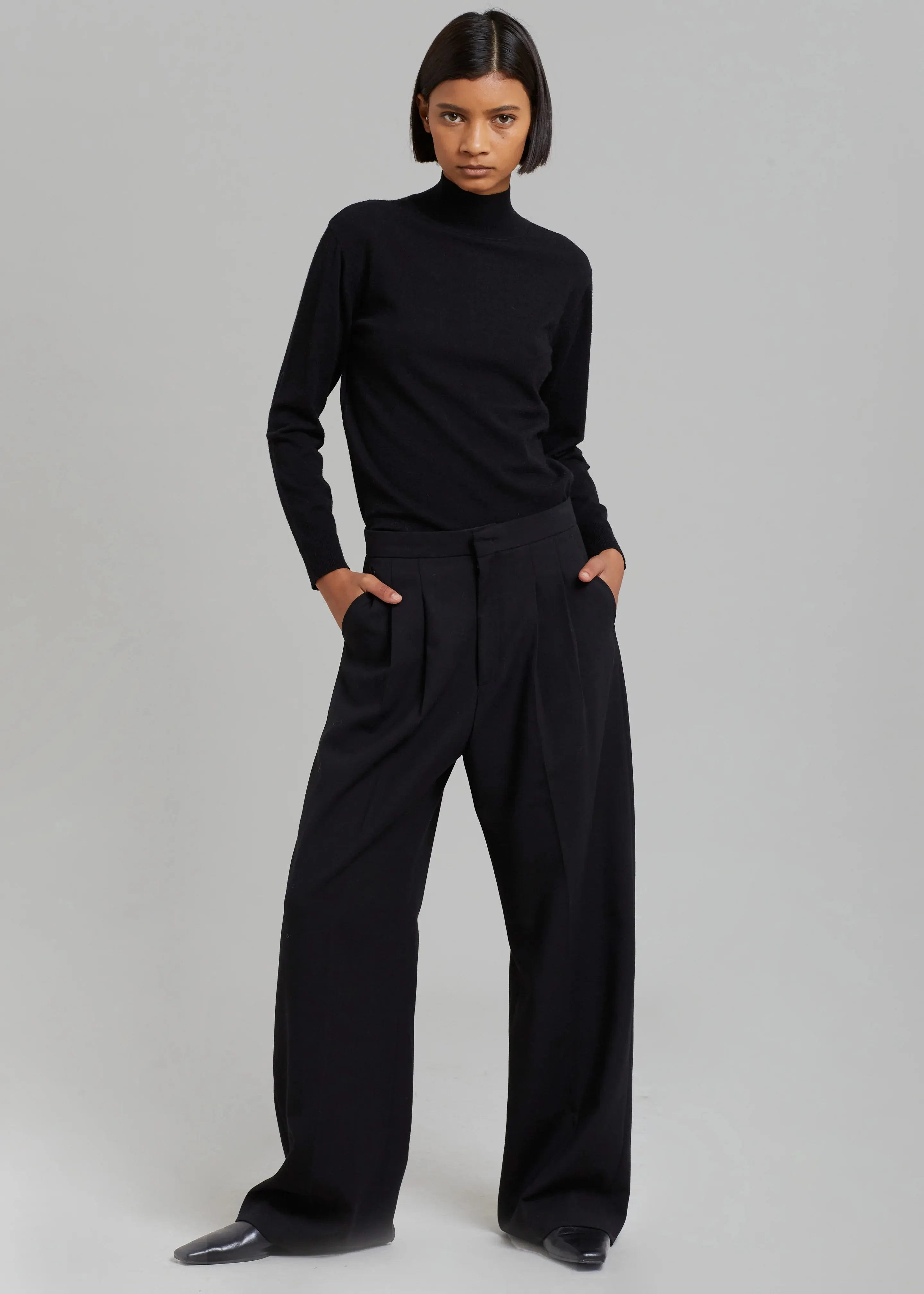 Besste Wide Pants - Black