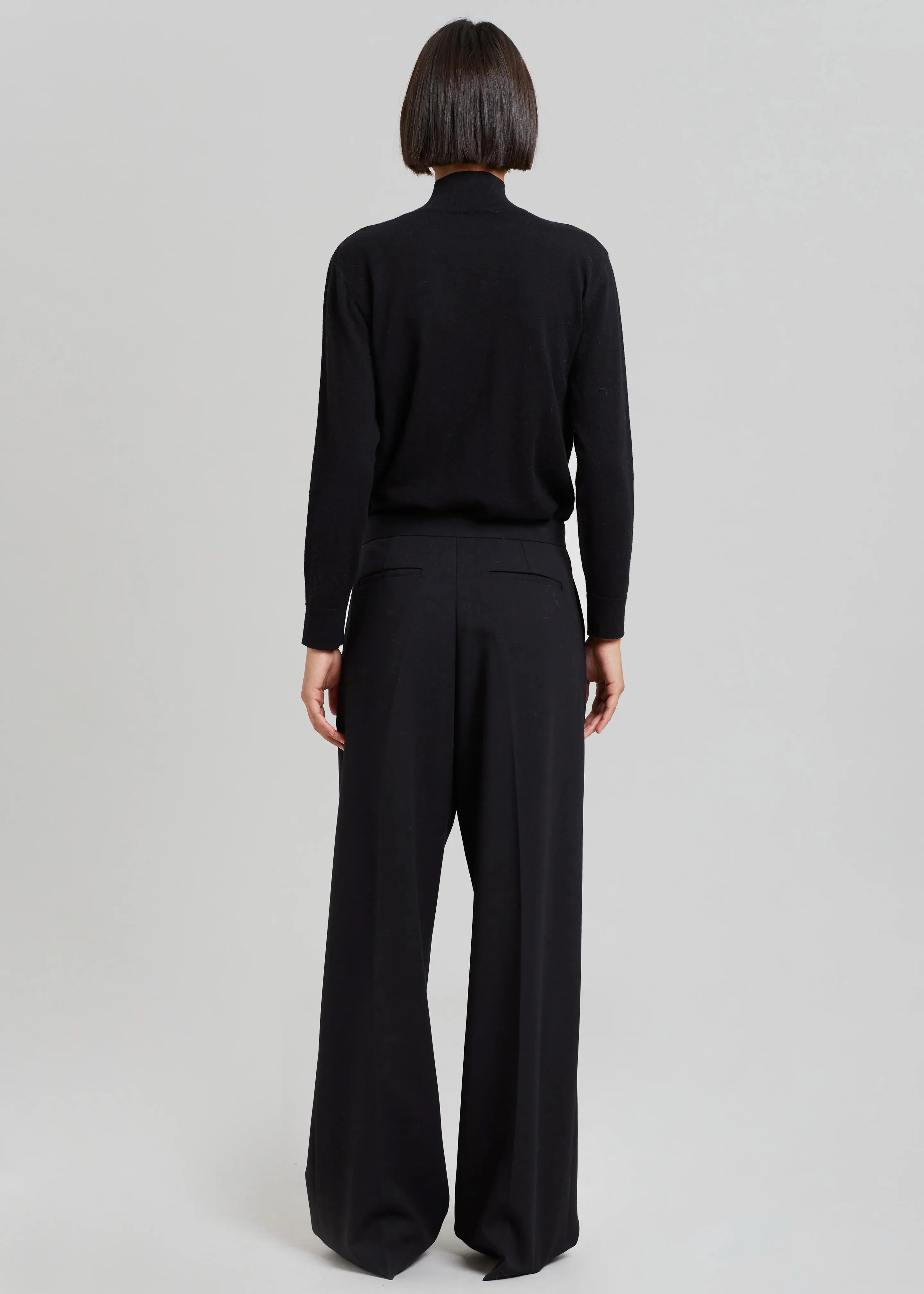 Besste Wide Pants - Black