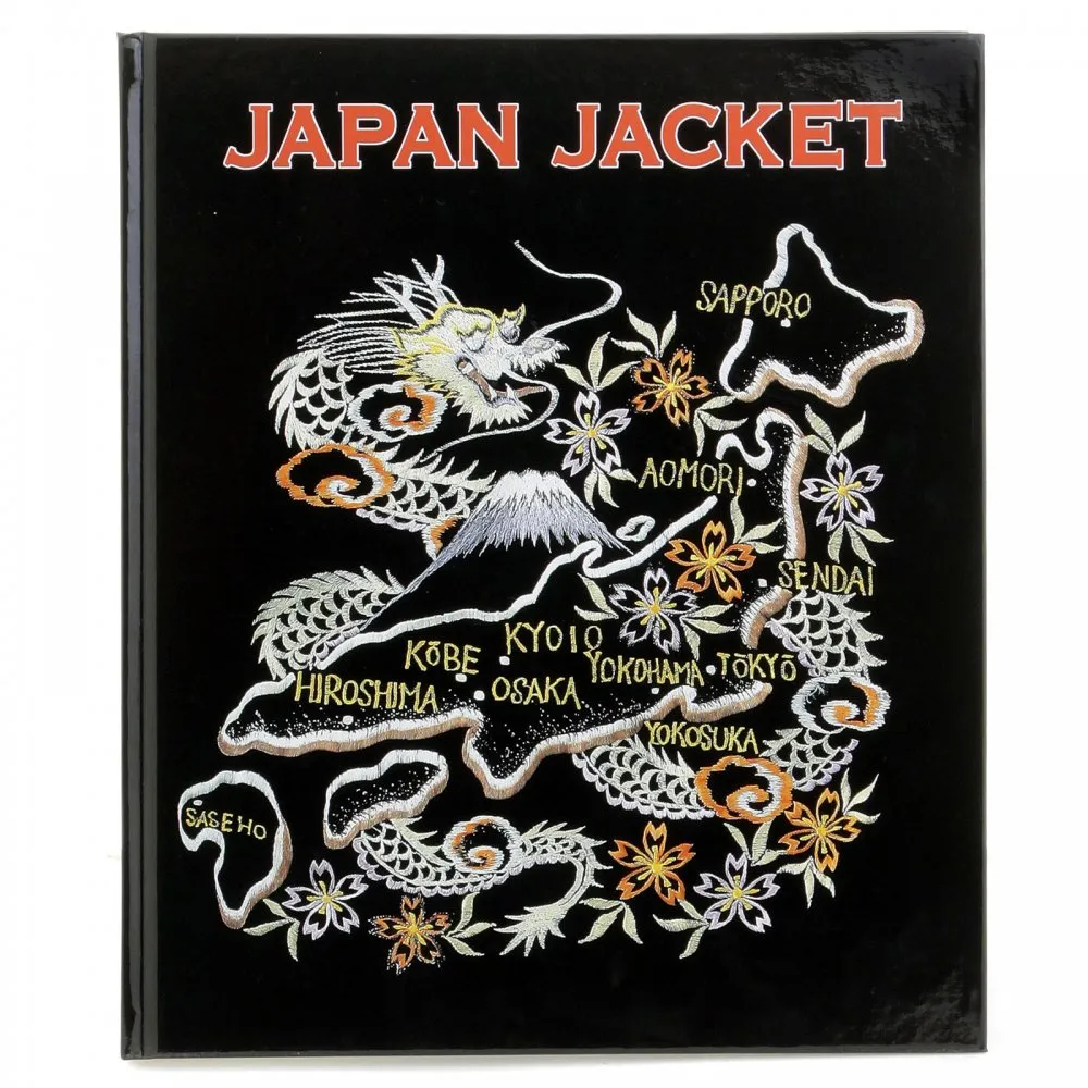 Black Hardback History of Sukajan Japan Jacket Image Book TT01840