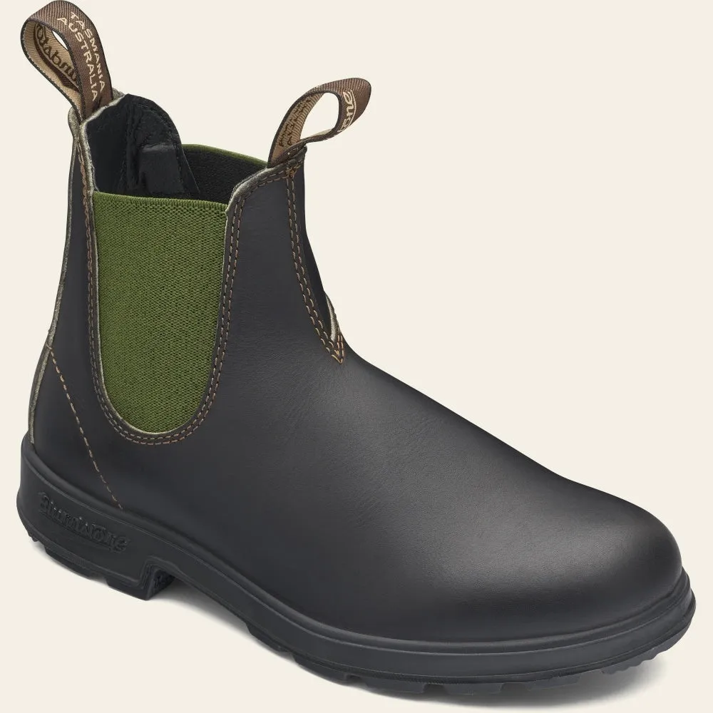 BLUNDSTONE 519 CHELSEA BOOT STOUT BROWN/OLIVE