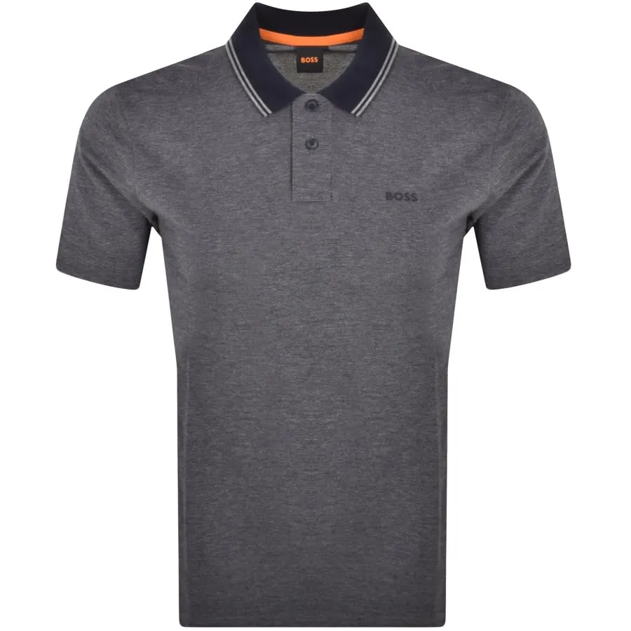 BOSS Oxford New Polo Navy