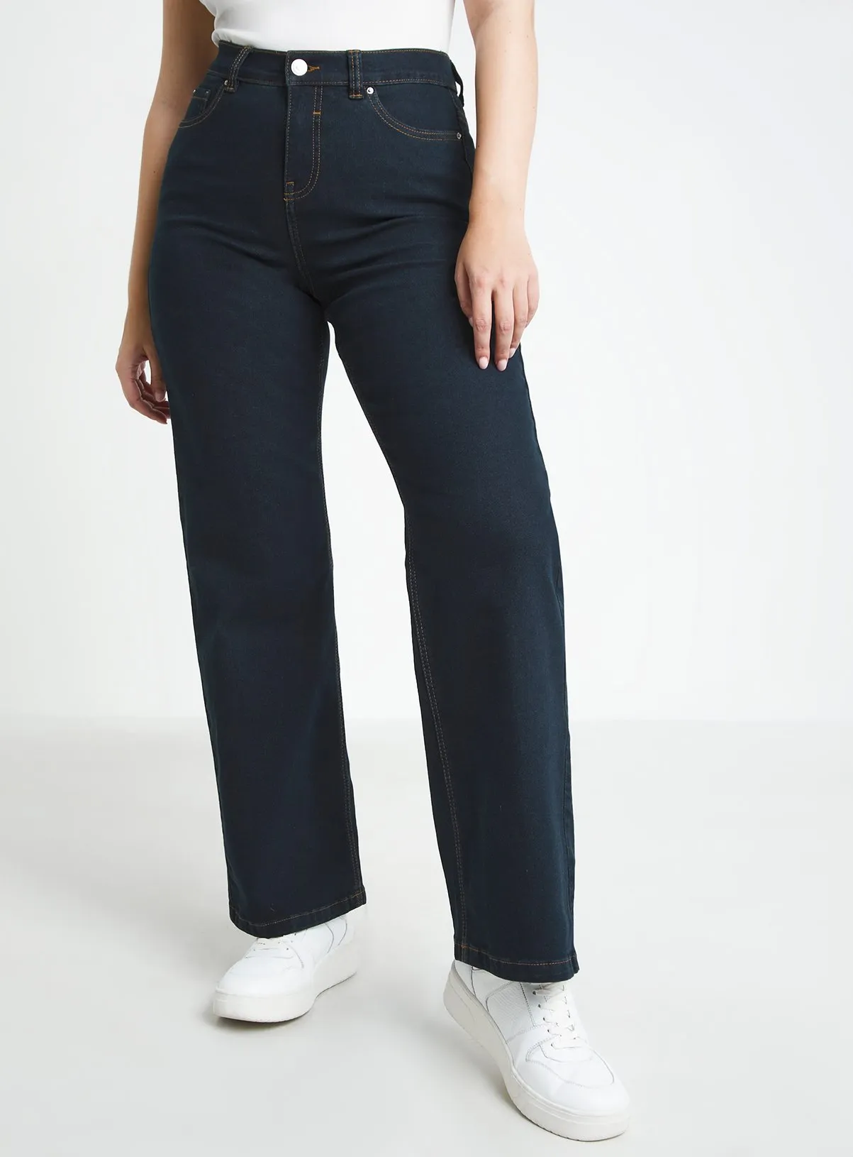 Buy SIMPLY BE 24/7 Indigo Wide Leg Jean 32 | Jeans | Tu