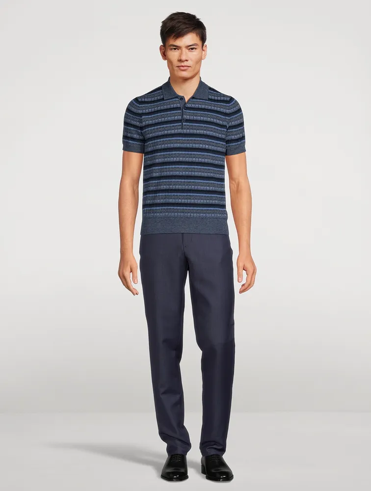 CANALI Cotton Polo Shirt