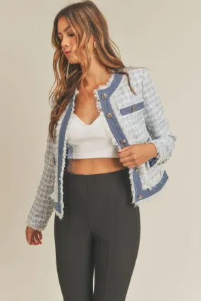 Carrington Tweed & Denim Statement Jacket