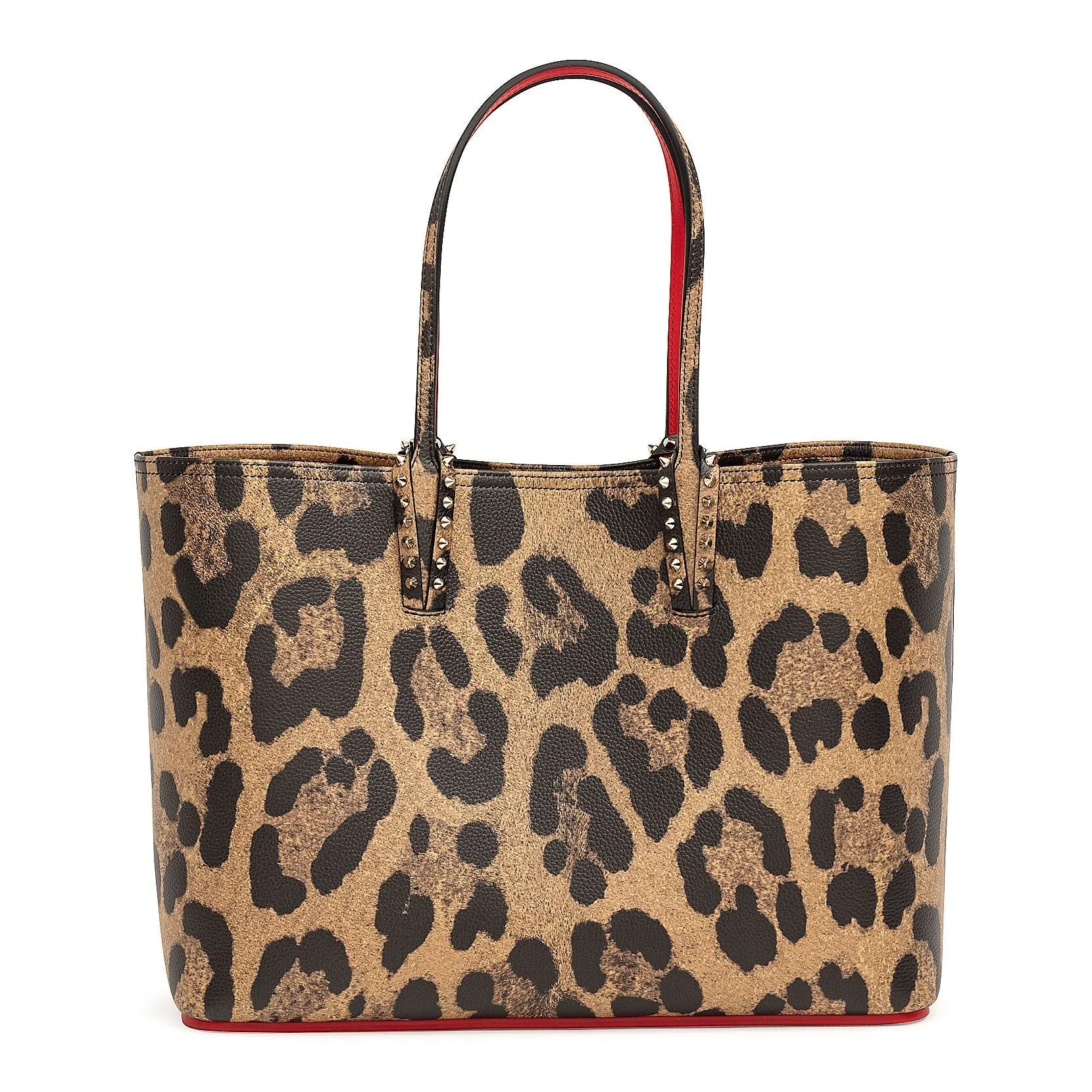 Christian Louboutin Cabata leopard print leather tote