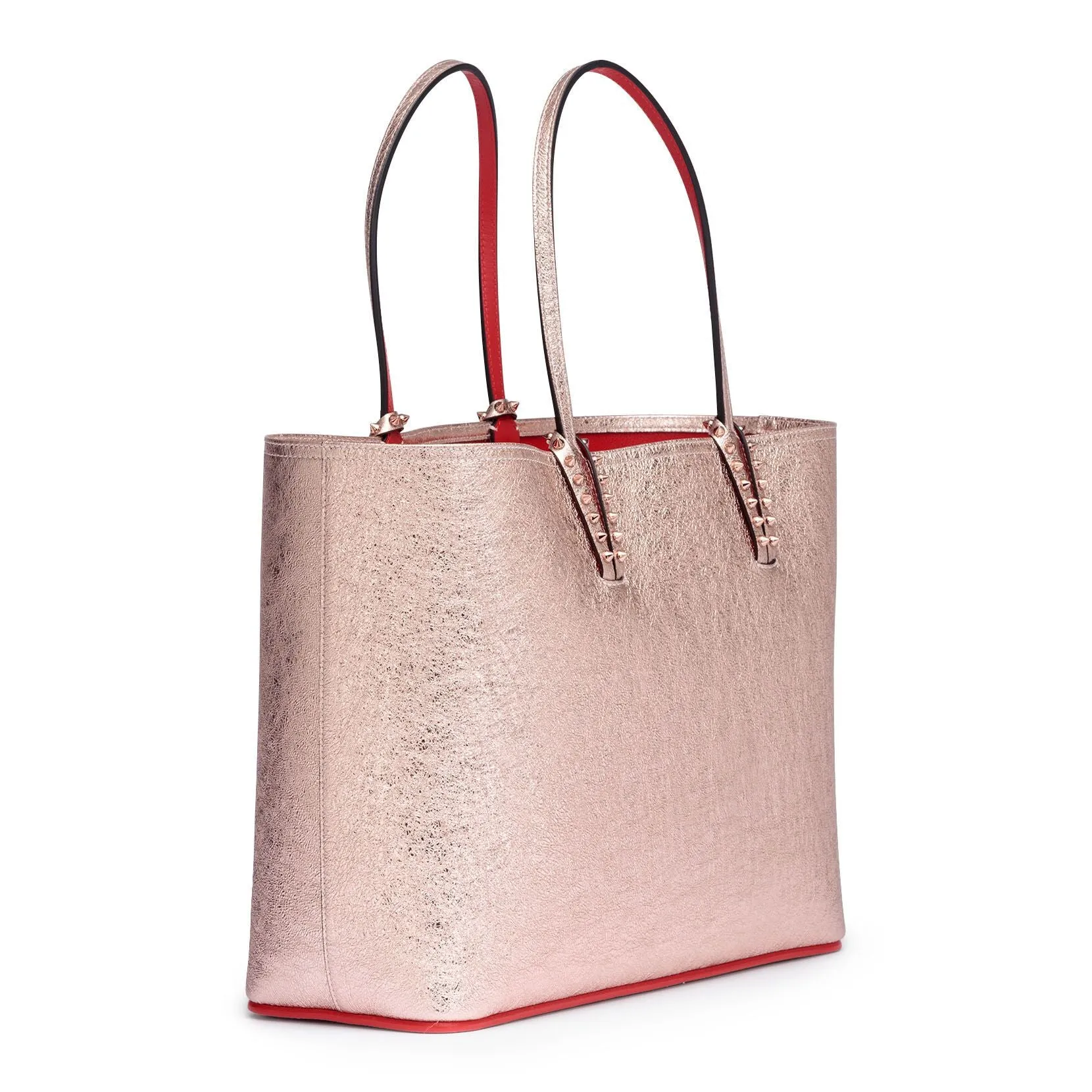 Christian Louboutin Cabata vintage rose gold leather tote