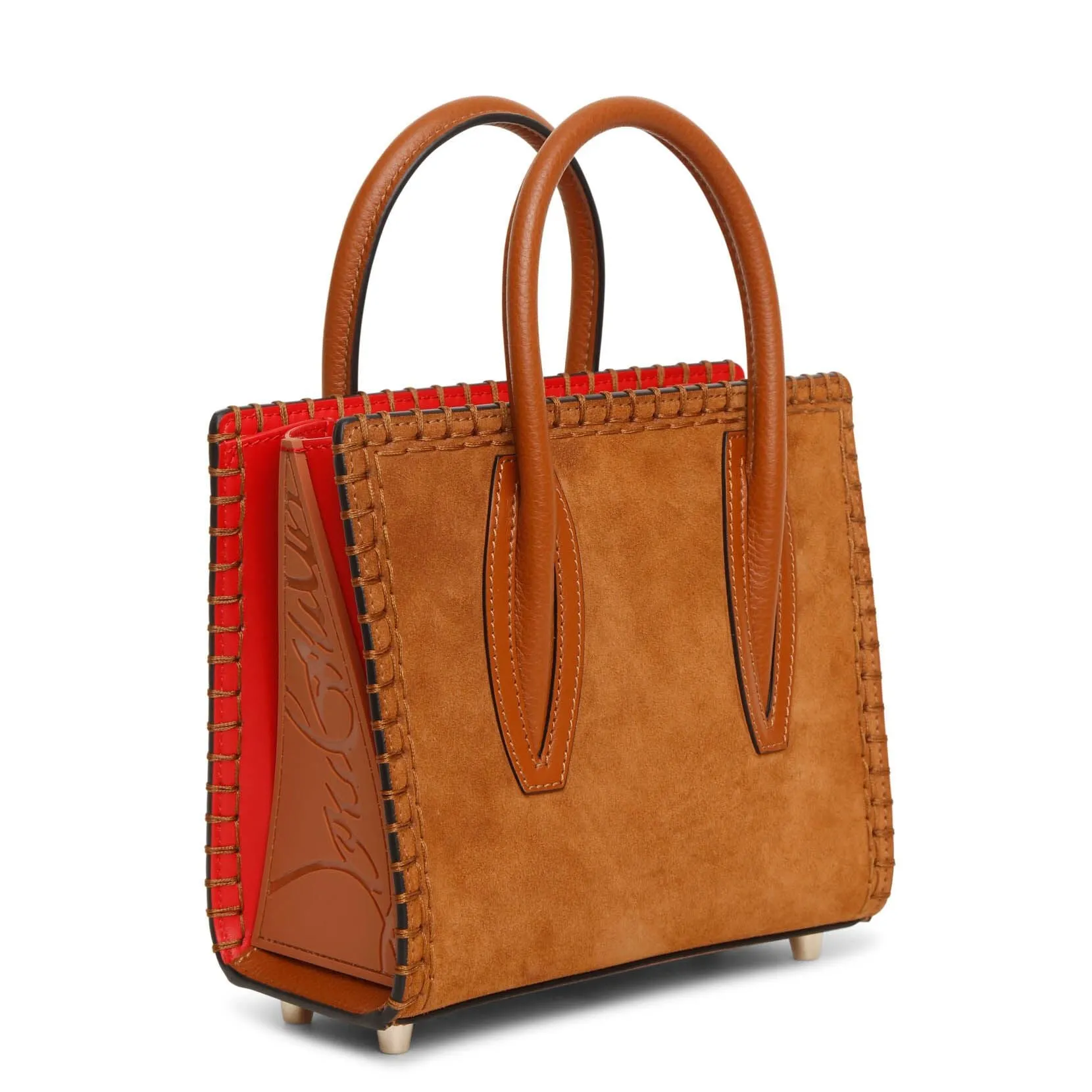 Christian Louboutin Paloma S mini coconut suede tote