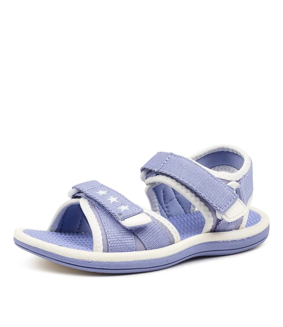 CLARKS Fern Tot Lavender-white