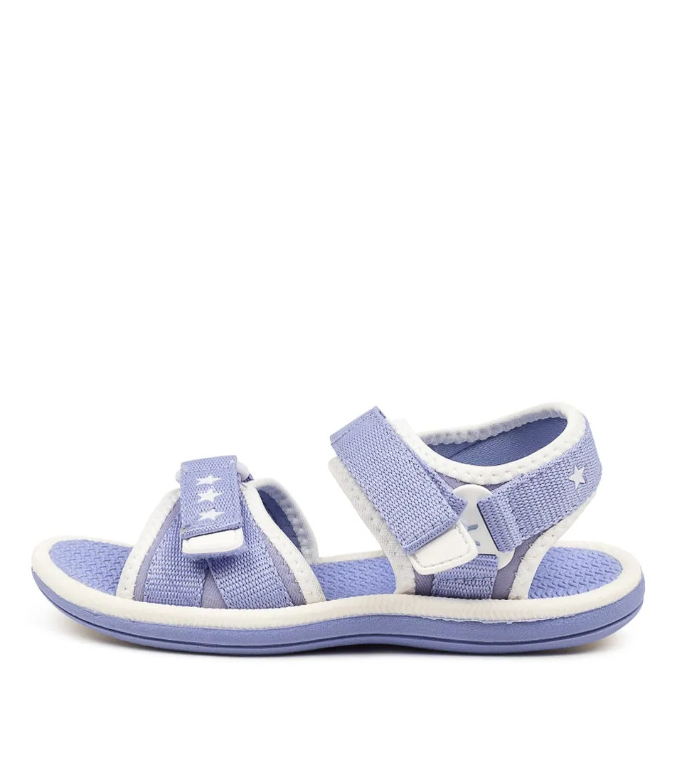 CLARKS Fern Tot Lavender-white