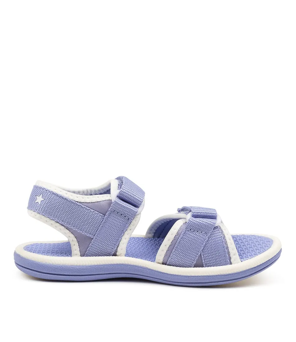 CLARKS Fern Tot Lavender-white