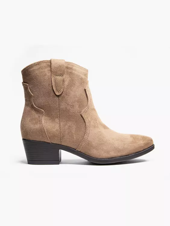 Claudia Ghizzani  Sand Ankle Western Boot