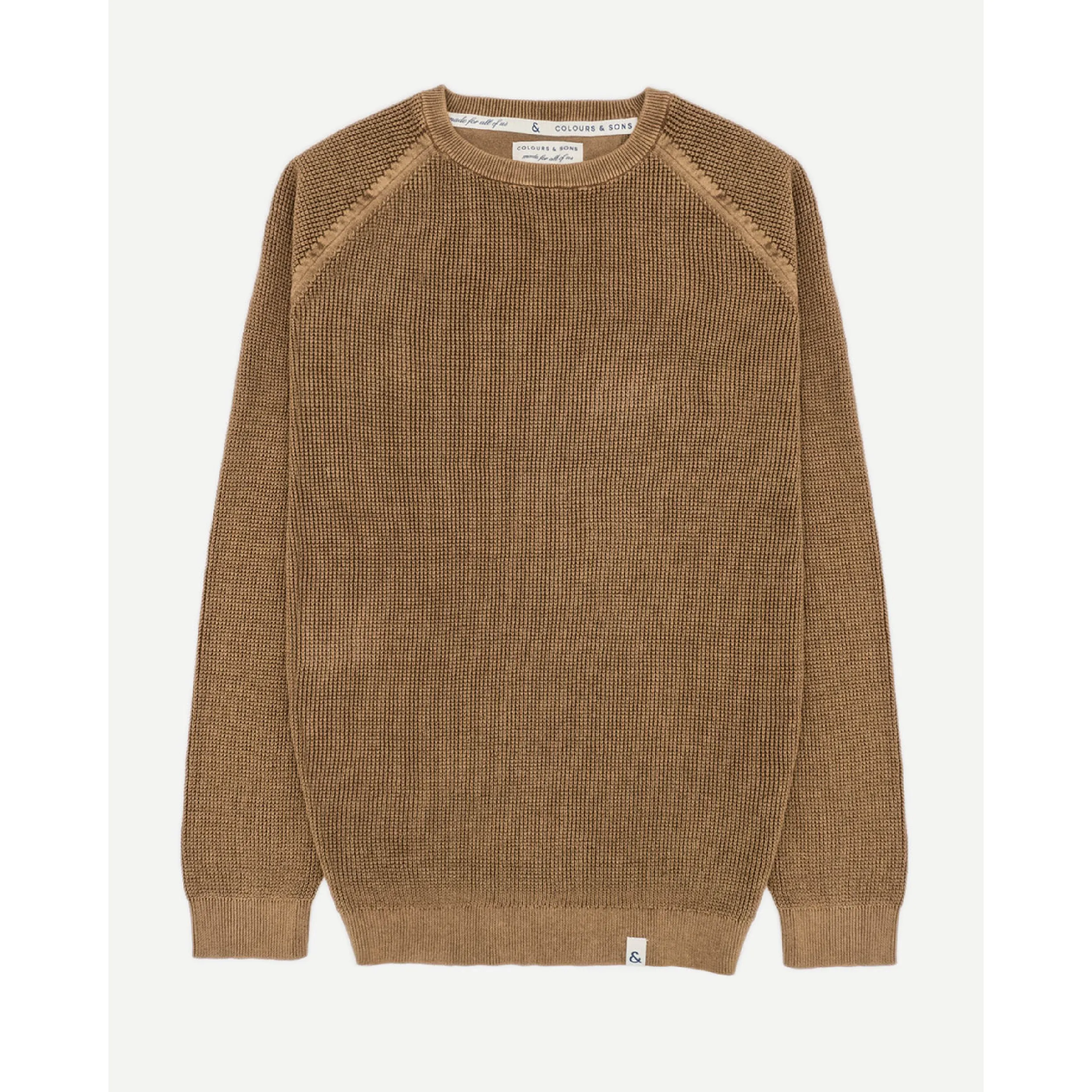 Colours And Sons Pure Cotton Crew Pullover 9023-101 - Bronze