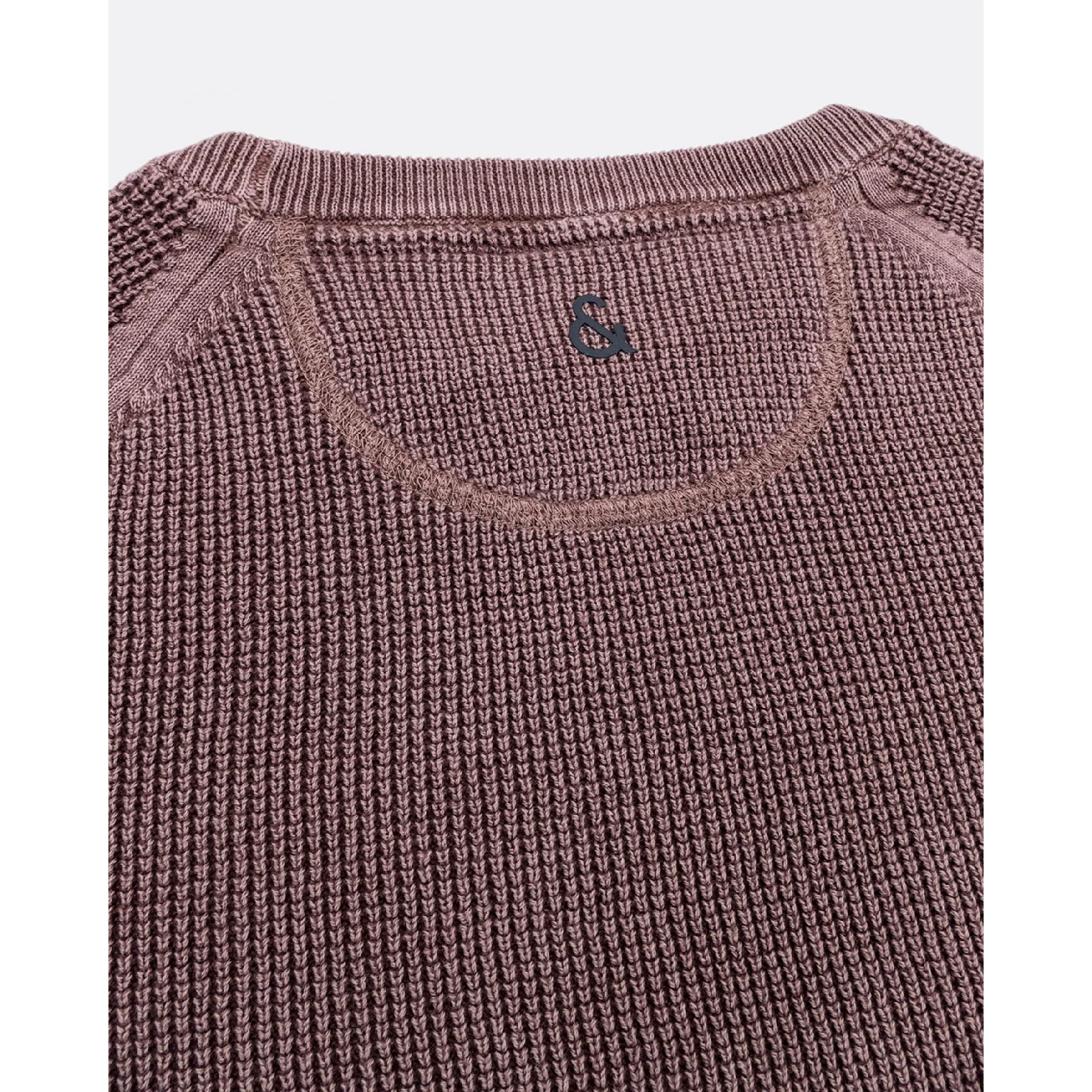 Colours And Sons Pure Cotton Crew Pullover 9023-101 - Mauve