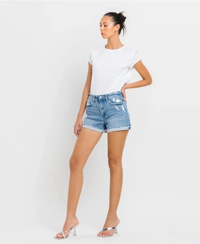 Columbia Cuffed Denim Shorts