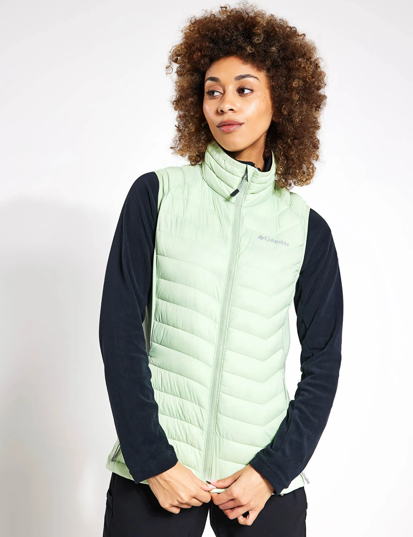 Columbia Powder Pass Vest - Sage Leaf