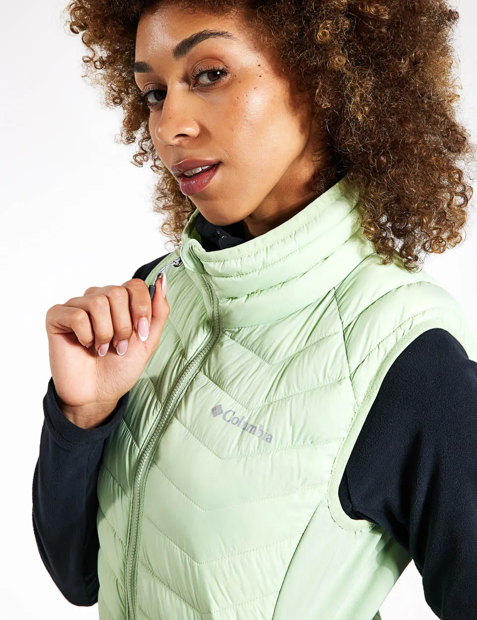 Columbia Powder Pass Vest - Sage Leaf