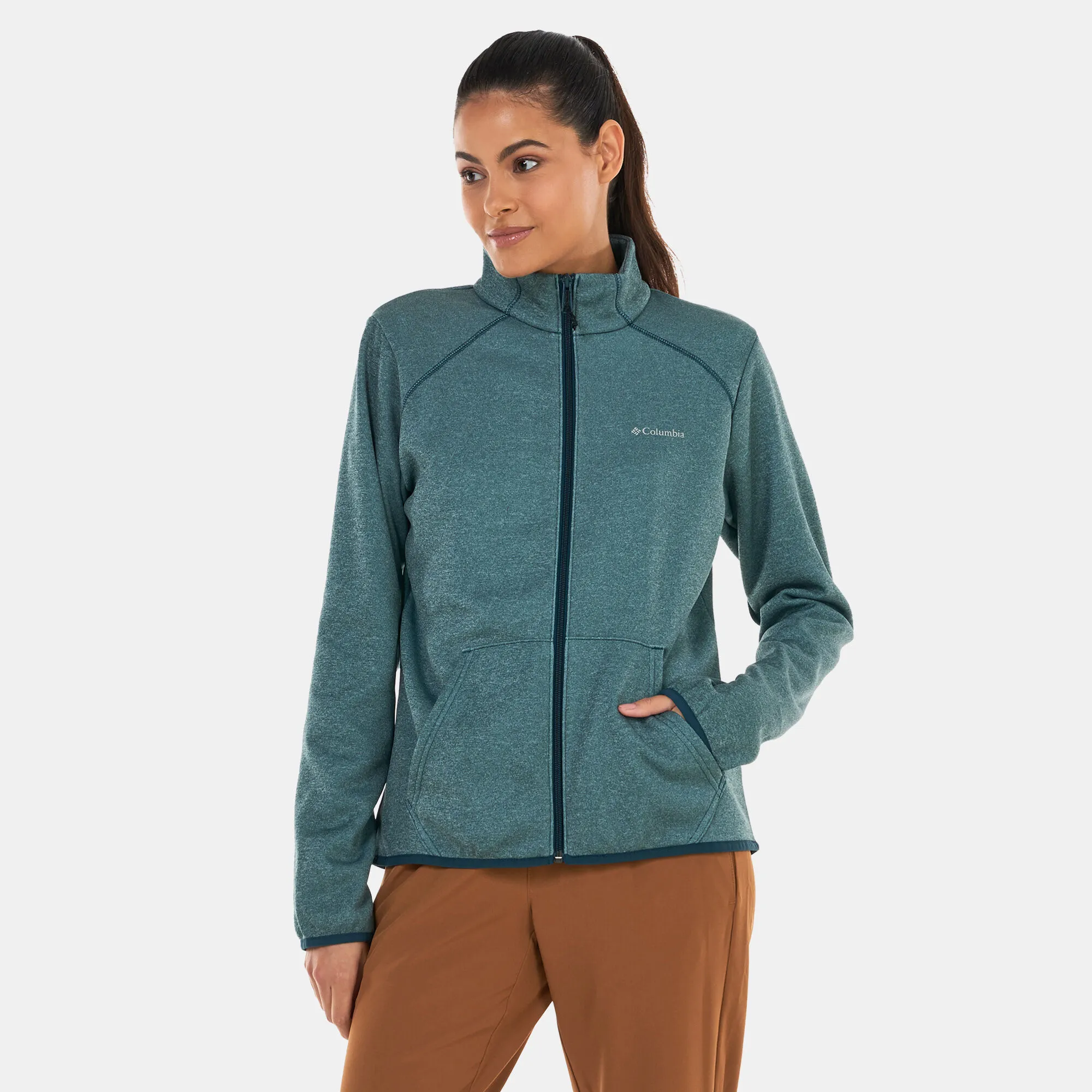 Columbia Women's Hike Tech Fleece Full-Zip Hoodie