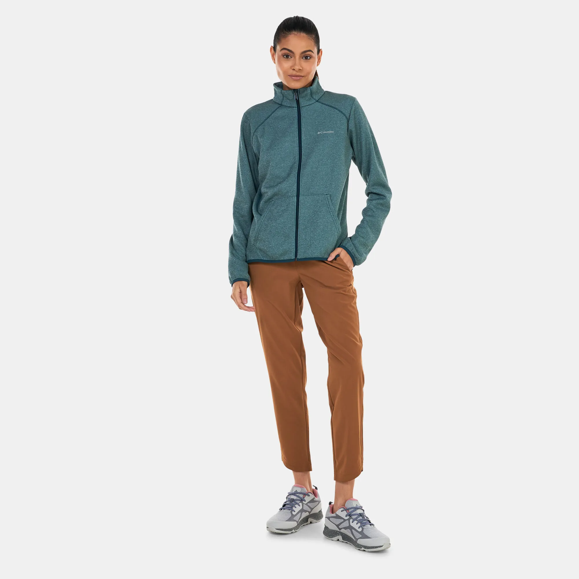 Columbia Women's Hike Tech Fleece Full-Zip Hoodie