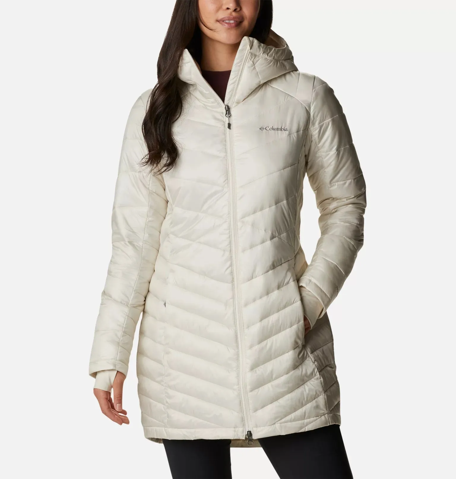 Columbia Women's Joy Peak Omni-Heat Infinity Mid Insulated Hooded Jacket