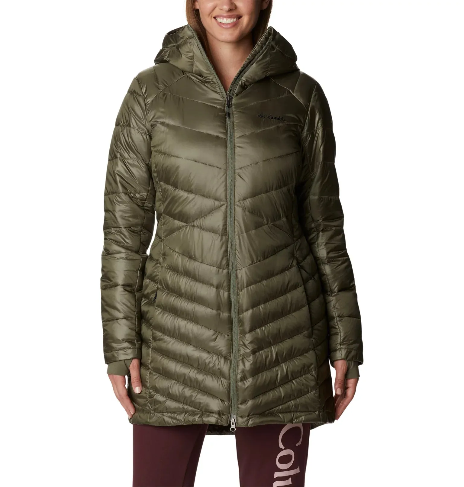 Columbia Women's Joy Peak Omni-Heat Infinity Mid Insulated Hooded Jacket