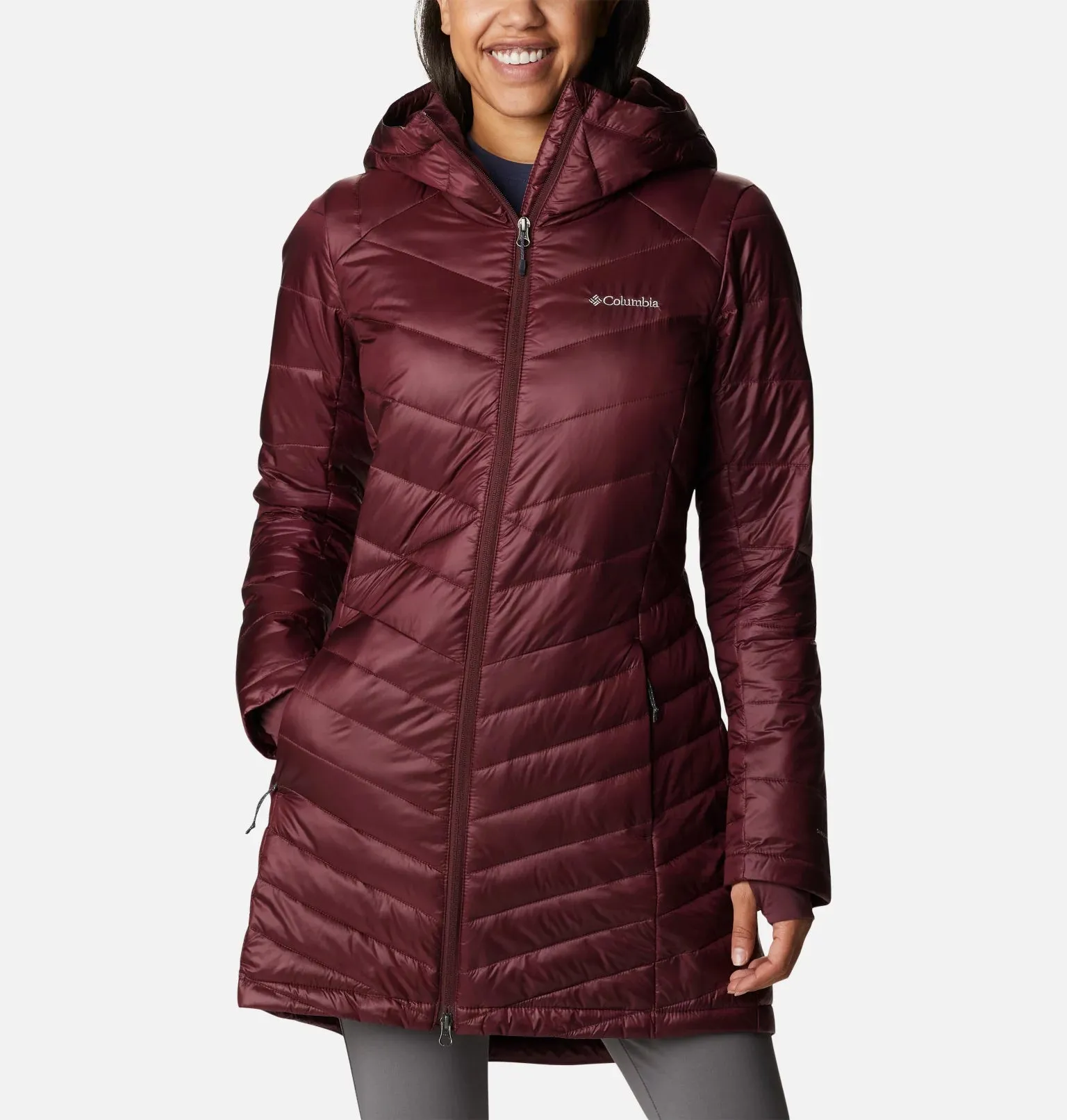 Columbia Women's Joy Peak Omni-Heat Infinity Mid Insulated Hooded Jacket