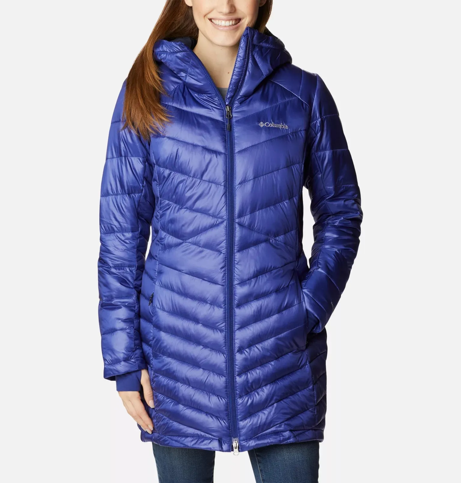 Columbia Women's Joy Peak Omni-Heat Infinity Mid Insulated Hooded Jacket