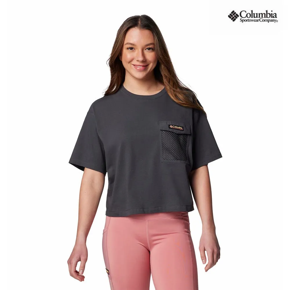 Columbia Women's Painted Peak Knit Short Sleeve Crop