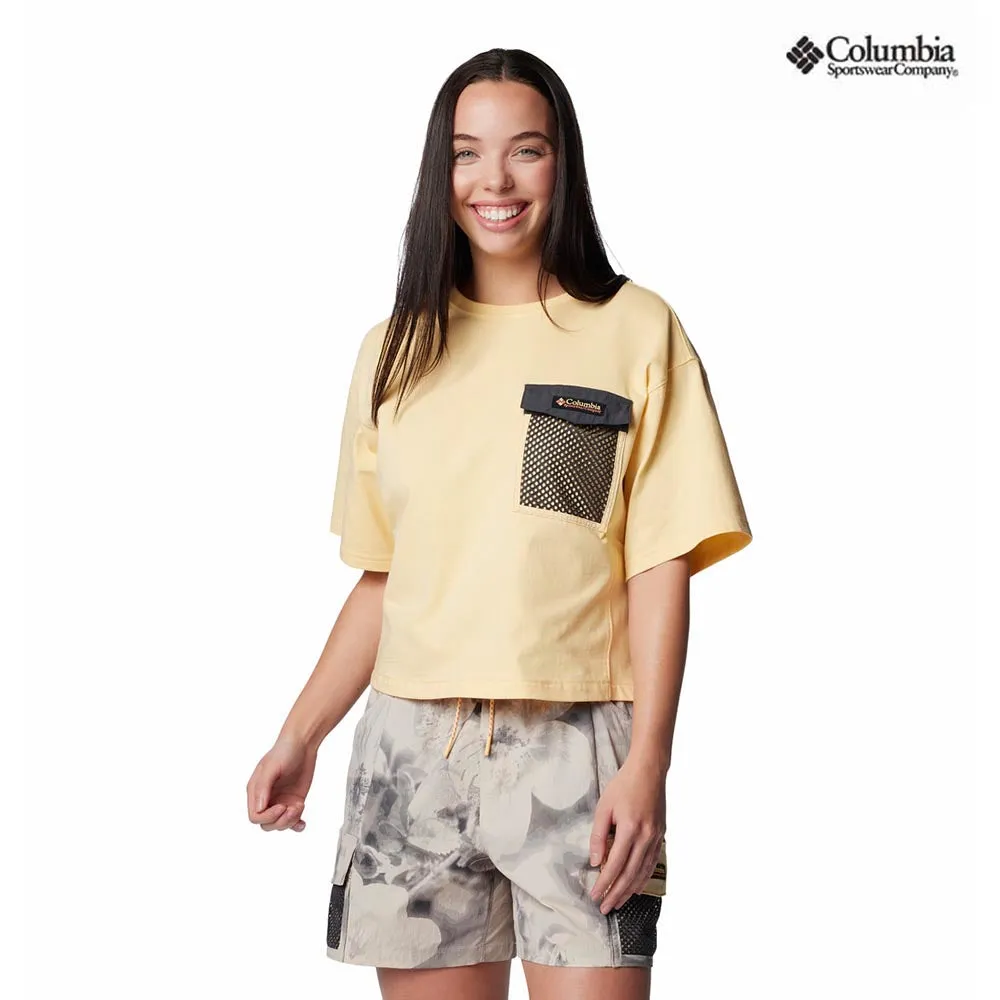 Columbia Women's Painted Peak Knit Short Sleeve Crop