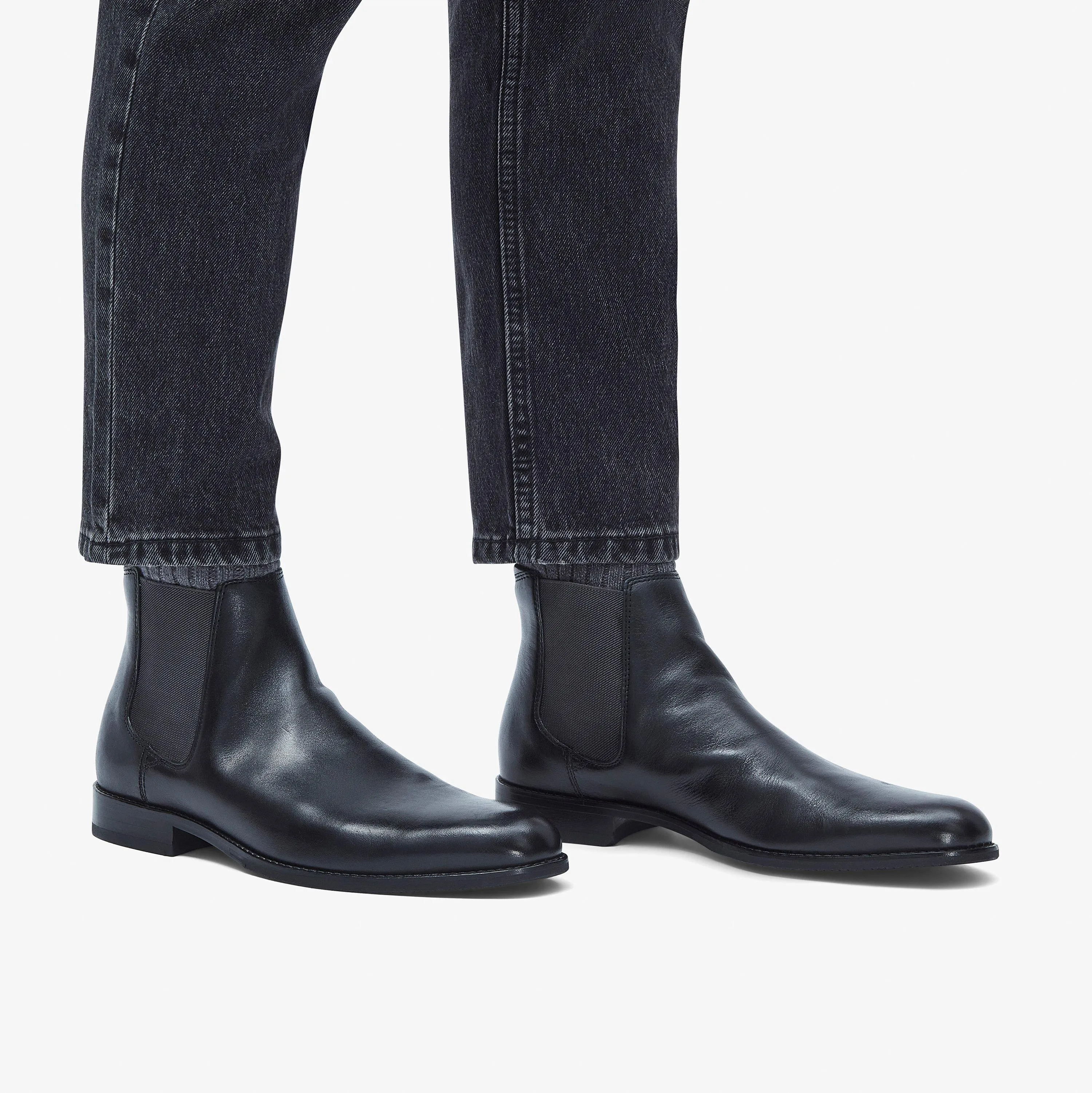 Craft Arlo Top Chelsea Boot Black Leather