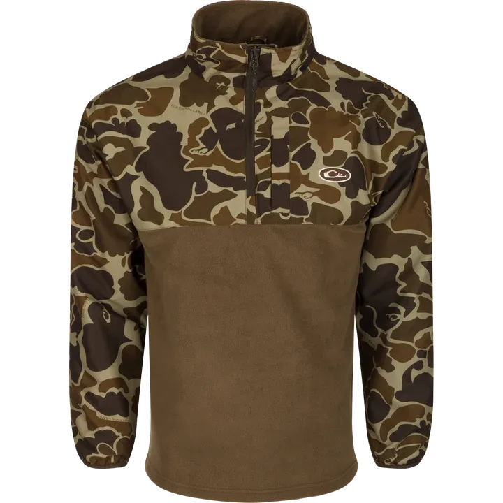 DRAKE MST 1/4 Zip Refuge Eqwader Pullover - Old School DW7355-016