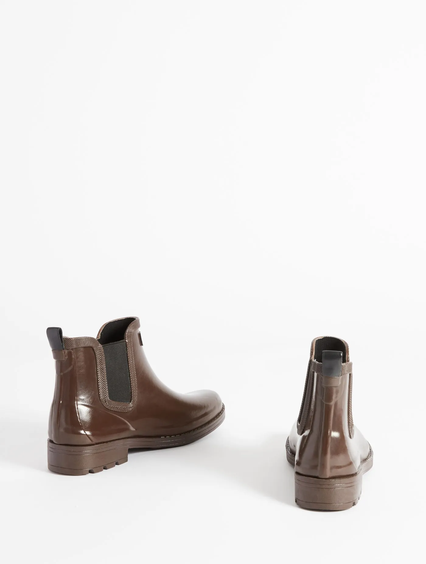 Equestrian-inspired ankle rain boot