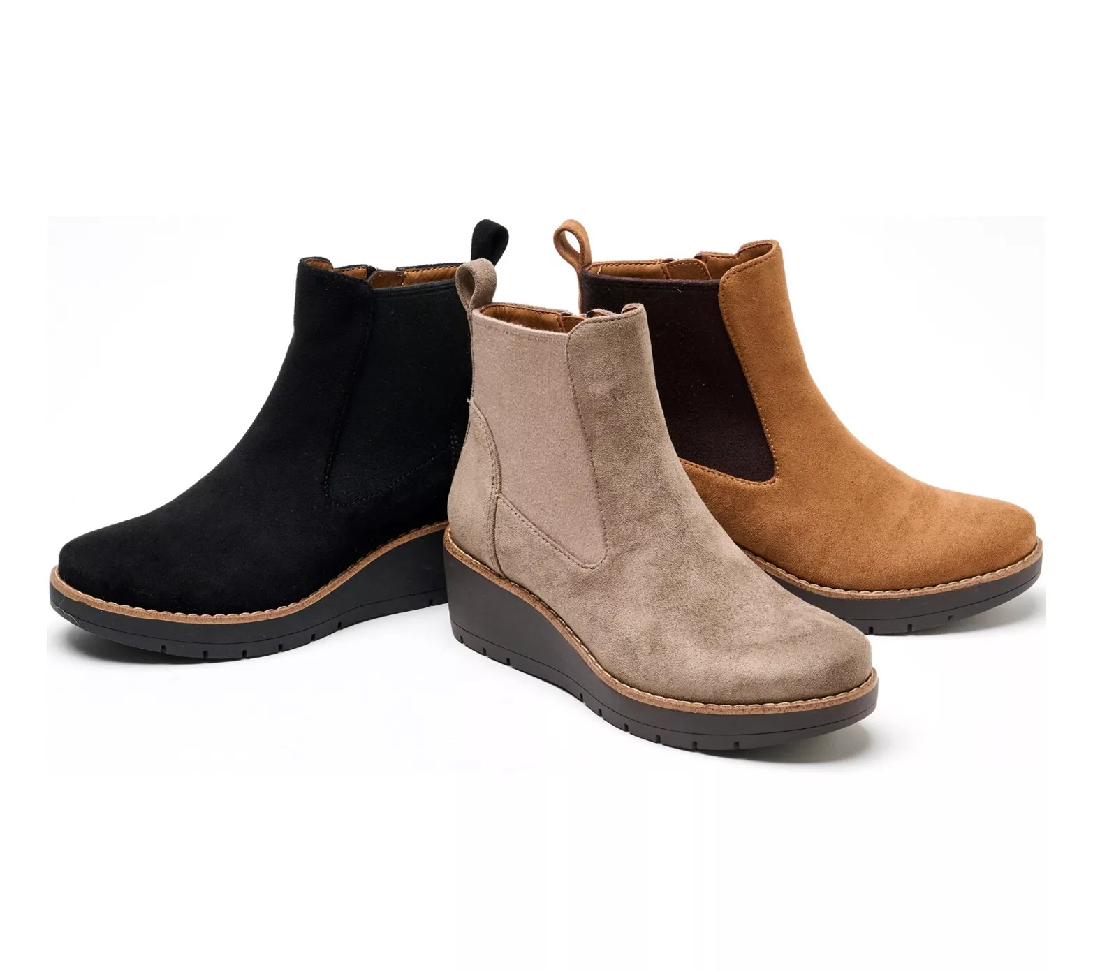 Eurosoft Flexible Wedge Chelsea Boot- Franchesca