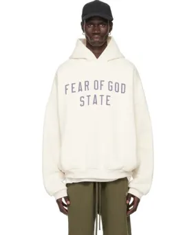 Fear of God Off-White Printed Logo Hoodie