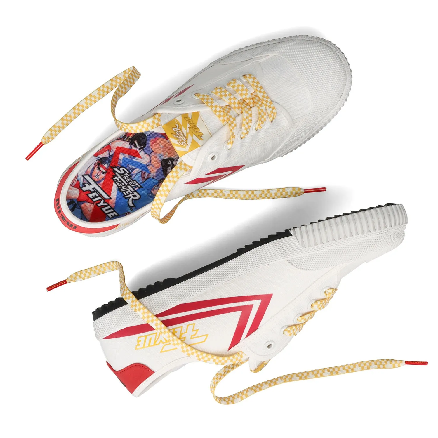 Feiyue Fe Lo 1920 Street Fighter Trainers - Ryu Red